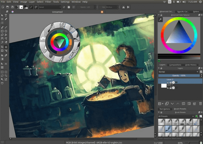 โปรแกรมวาดรูป Krita Studio