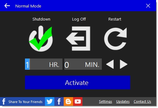 โปรแกรมปิดเครื่องอัตโนมัติ Automatic Shutdown