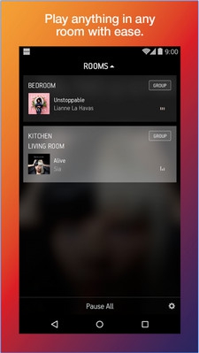App ควบคุมลำโพง Sonos Controller