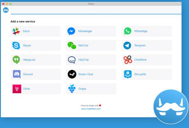 โปรแกรมรวมแชท Franz โปรแกรมรวมแชท Franz