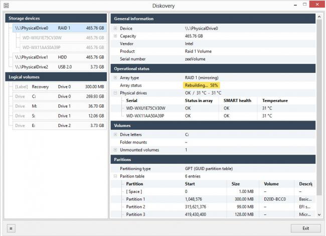 โปรแกรมดูข้อมูลดิสก์ Diskovery