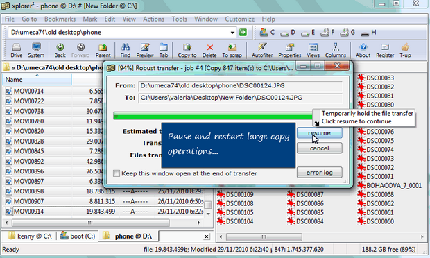 Xplorer2 (โปรแกรม Xplorer2 เหมือน Windows Explorer แต่ดีกว่า เยอะ) : 
