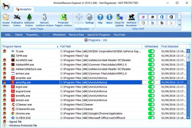 โปรแกรมป้องกันไวรัสเรียกค่าไถ่ WinAntiRansom โปรแกรมป้องกันไวรัสเรียกค่าไถ่ WinAntiRansom