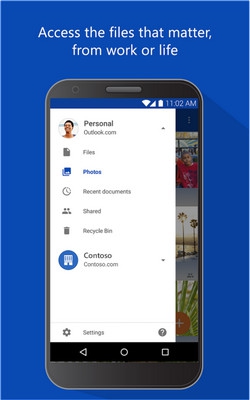 App ฝากไฟล์ OneDrive