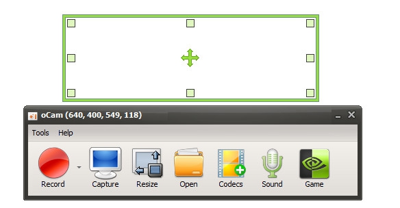 โปรแกรมบันทึกวิดีโอหน้าจอ oCam