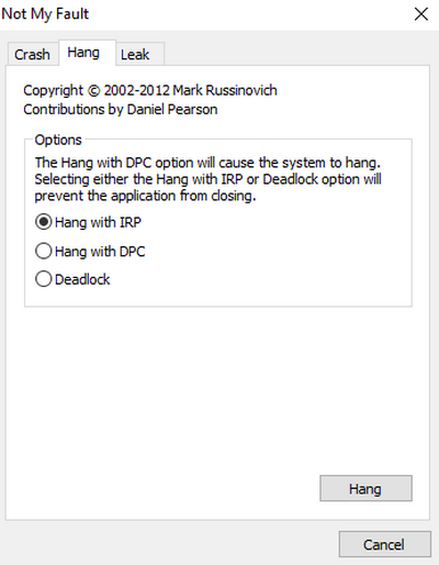 โปรแกรมทดสอบคอมพิวเตอร์ Not My Fault โปรแกรมทดสอบคอมพิวเตอร์ Not My Fault