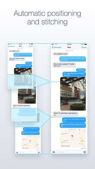 App แคปภาพหน้าจอ Tailor Automatic Screenshot Stitching