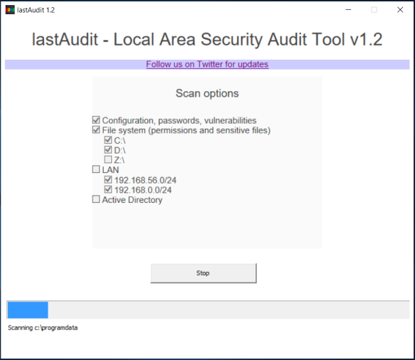 โปรแกรมตรวจสอบวินโดวส์ LastAudit