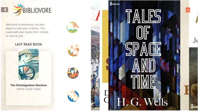 โปรแกรมอ่านอีบุ๊ก Bibliovore)