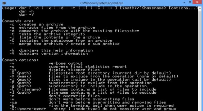 โปรแกรมแบ็คอัพไฟล์ DAR