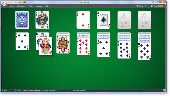 เกมส์ไพ่ 123 Free Solitaire เกมส์ไพ่ 123 Free Solitaire