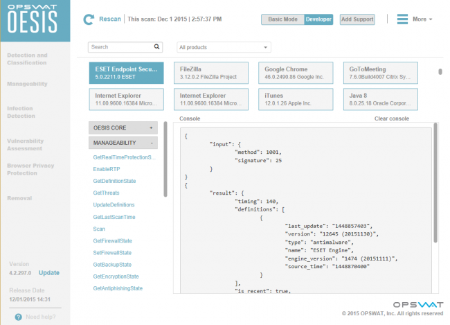 โปรแกรมจัดการถอนการติดตั้งโปรแกรม OESIS Endpoint Assessment Tool