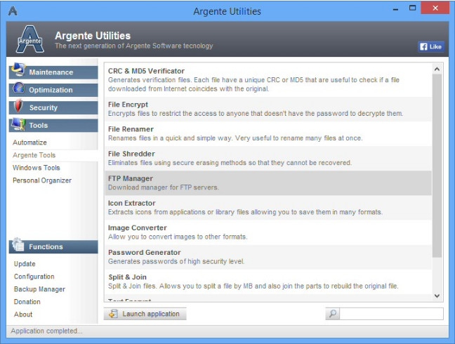 โปรแกรม Argente Utilities ดูแลเครื่อง ฟรี