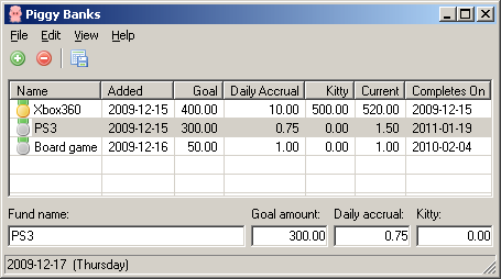 โปรแกรมออมเงิน Piggy Banks