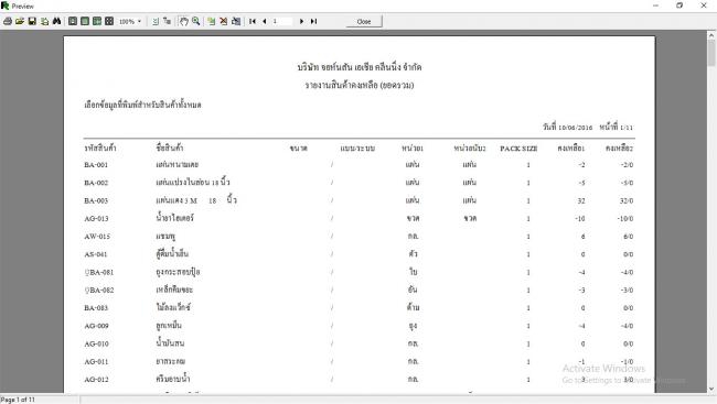 โปรแกรมบริหารงานสินค้าคงคลัง สำหรับองค์กร  IPS STOCK