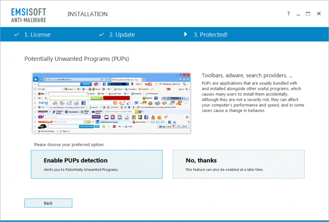 โปรแกรมสแกนไวรัส โทรจัน Emsisoft Anti-Malware โปรแกรมสแกนไวรัส โทรจัน Emsisoft Anti-Malware