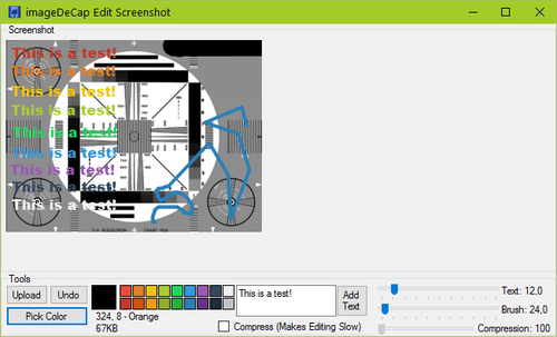 โปรแกรมจับภาพบนหน้าจอคอมพิวเตอร์ Image DeCap