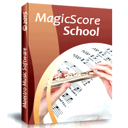MagicScore School (โปรแกรม MagicScore School เขียนโน้ตเพลง แต่งโน้ตดนตรี) : 