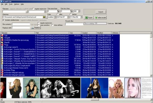 โปรแกรมค้นหาไฟล์ โฟลเดอร์ ScanFS