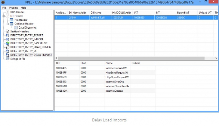 โปรแกรมตรวจสอบไฟล์ Professional PE Explorer