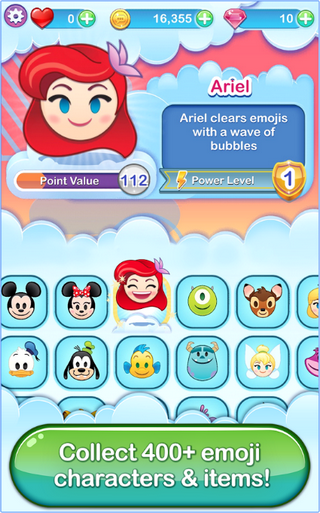 App เกมส์สะสมอีโมจิ Disney Emoji Blitz