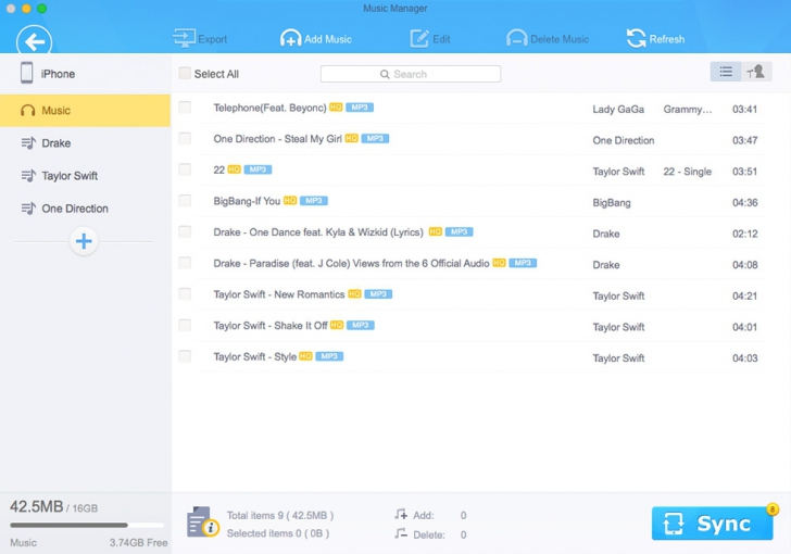 MacX MediaTrans (โปรแกรม MediaTrans ซิงค์ข้อมูล ของอุปกรณ์ iOS บนเครื่อง Mac) : 