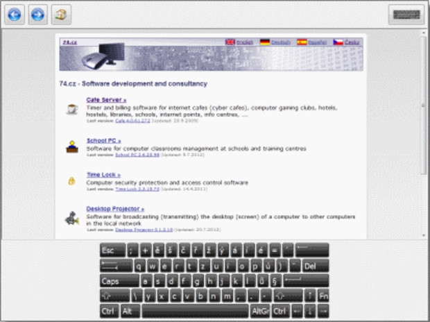 โปรแกรมเปลี่ยนคอมพิวเตอร์ เป็นเครื่องคีออส Simple Kiosk
