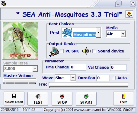 โปรแกรมไล่ยุง SEA Anti Mosquitoes โปรแกรมไล่ยุง SEA Anti Mosquitoes