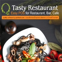 Tasty Restaurant (โปรแกรมร้านอาหาร ระบบร้านอาหาร โปรแกรมร้านกาแฟ)