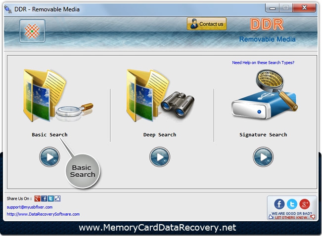 โปรแกรมกู้ข้อมูล Removable Media Data Recovery โปรแกรมกู้ข้อมูล Removable Media Data Recovery