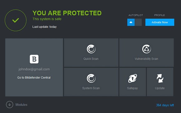โปรแกรมสแกนไวรัส Bitdefender Antivirus Plus