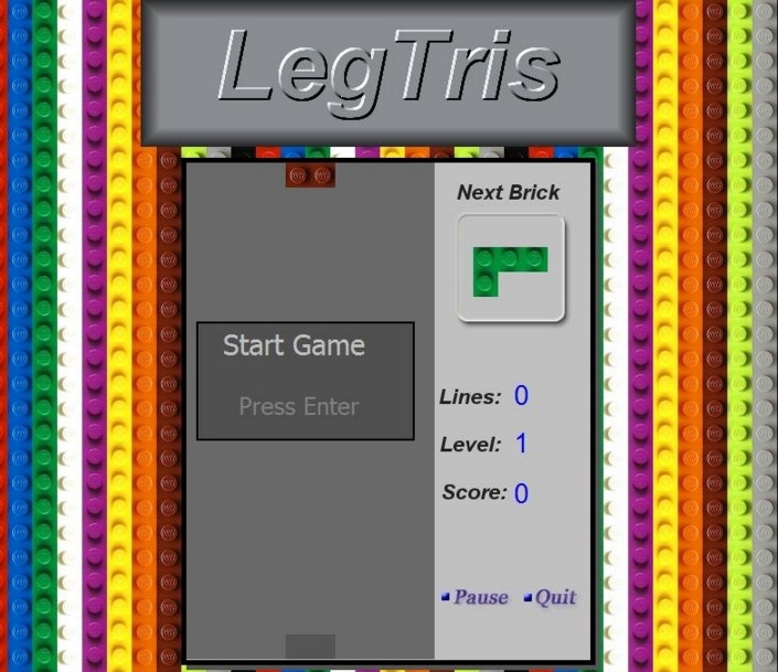 เกมส์ตัวต่อเตตริส LegTris