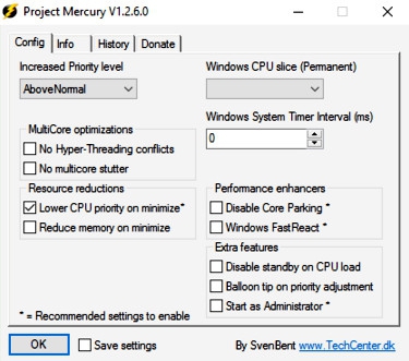 โปรแกรมเพิ่มความเร็วคอม Project Mercury โปรแกรมเพิ่มความเร็วคอม Project Mercury