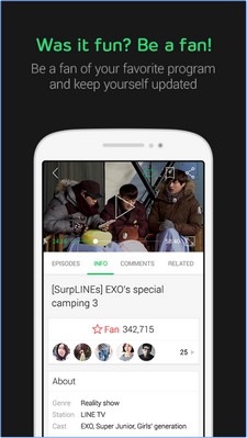 App ดูทีวี ดูซีรีย์ จากไลน์ ฟรี LINE TV