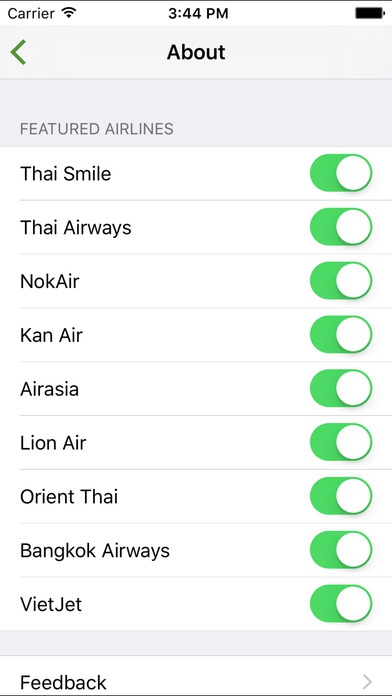 ThaiFlight FREE (App เช็คราคาตั๋วเครื่องบิน ทั่วไทย) : ThaiFlight FREE (App เช็คราคาตั๋วเครื่องบิน ทั่วไทย) :