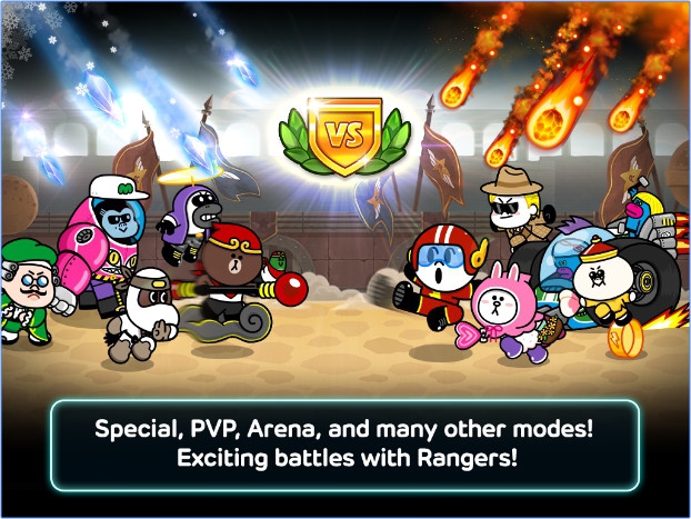 App เกมส์ต่อสู้ผจญภัย LINE Rangers App เกมส์ต่อสู้ผจญภัย LINE Rangers