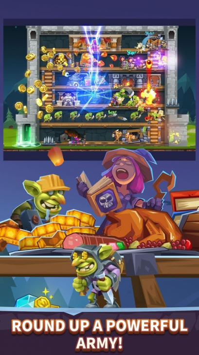 App เกมส์มอนสเตอร์ Monster Castle