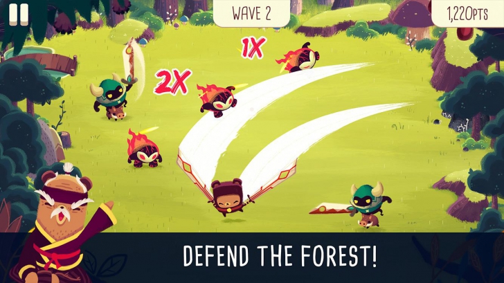 App เกมส์หมีนินจา Bushido Bear