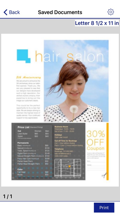 App พิมพ์งาน ผ่านมือถือ Epson iPrint