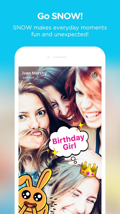 App ถ่ายวิดีโอเซลฟี่แสนสนุก SNOW