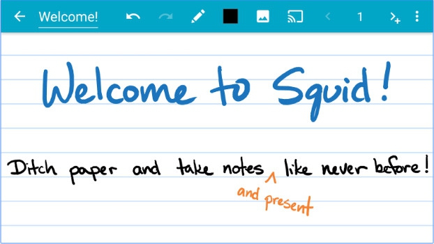 App จดโน้ตใช้งานง่าย Squid Take Notes App จดโน้ตใช้งานง่าย Squid Take Notes