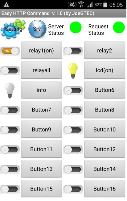 App ควบคุมอุปกรณ์ปลายทาง The Easy HTTP Command