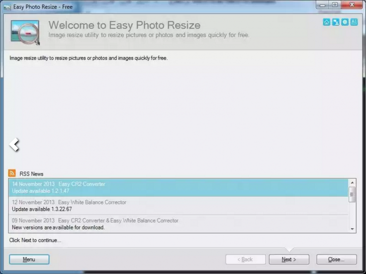โปรแกรมย่อ ขยายภาพ Easy Photo Resize