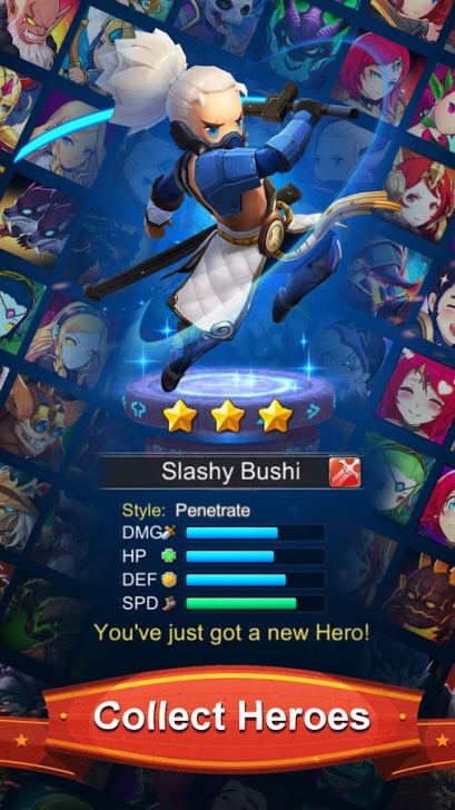 App เกมส์ฮีโร่ต่อสู้ Hyper Heroes