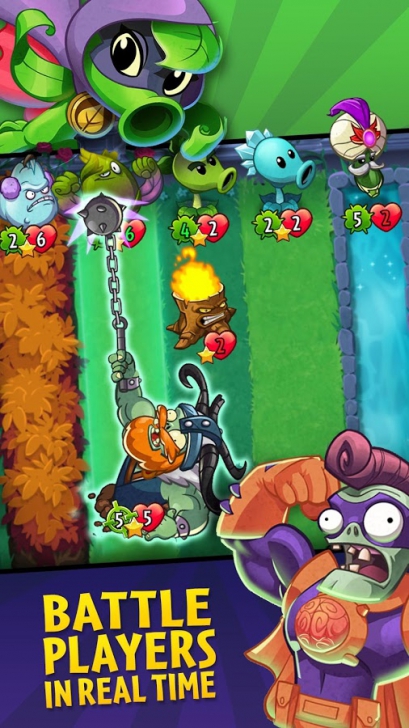 เกมส์ Plants vs Zombies Heroes