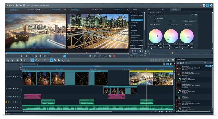 โปรแกรมตัดต่อวิดีโอ MAGIX Video Pro X