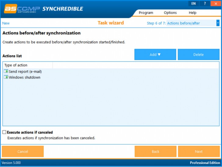 โปรแกรมซิงค์ไฟล์ สำรองข้อมูล Synchredible