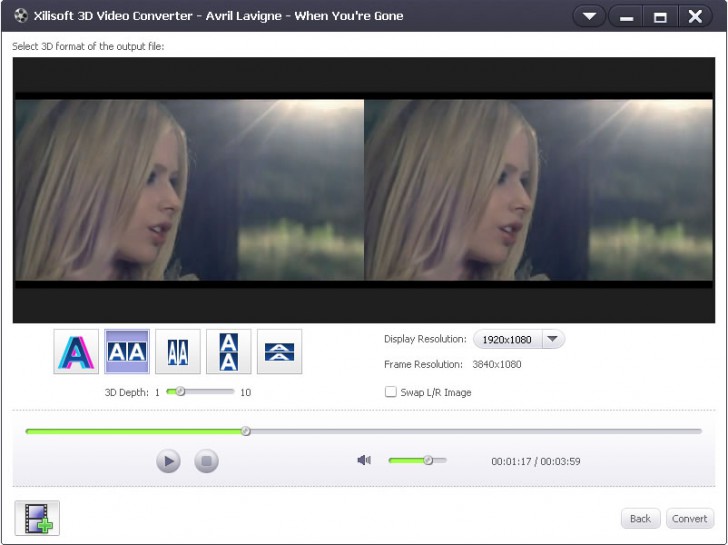 โปรแกรมแปลงไฟล์ Xilisoft 3D Video Converter