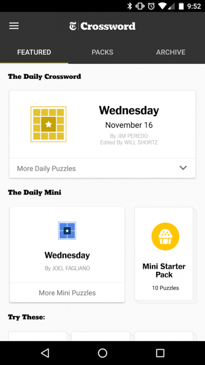 ดาวน์โหลด NYTimes Crossword