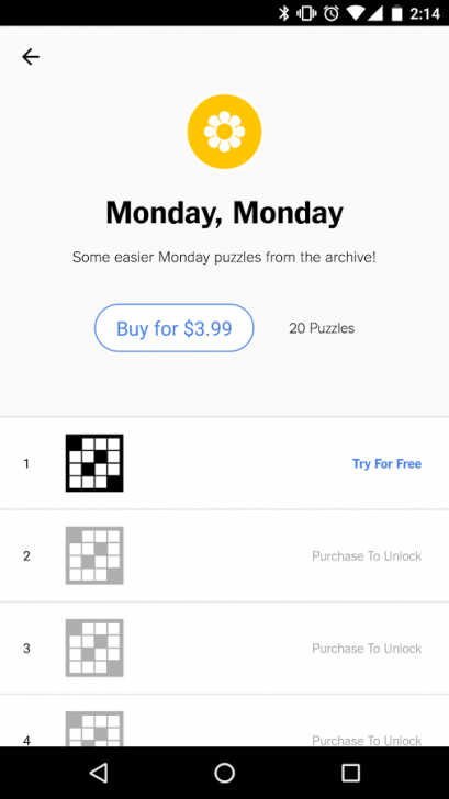 เกมส์ NYTimes Crossword